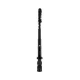 Cefito Modern Black Pull-Out Kitchen Mixer Tap with Swivel Brass Faucet for Culinary Spaces - Top-Down View