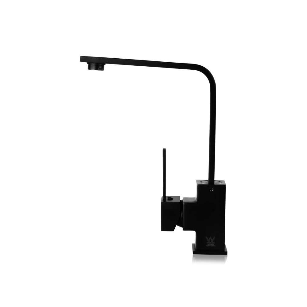 Modern Black 360° Swivel Kitchen Faucet with Leak-Proof Technology