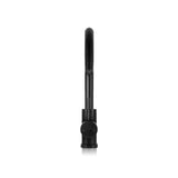 Cefito Matte Black Gooseneck Kitchen Faucet - Elegant Mixer Tap - Side View
