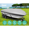 Seamanship Premium 12-15.5ft Boat Cover Trailerable Marine Grade Waterproof 600D