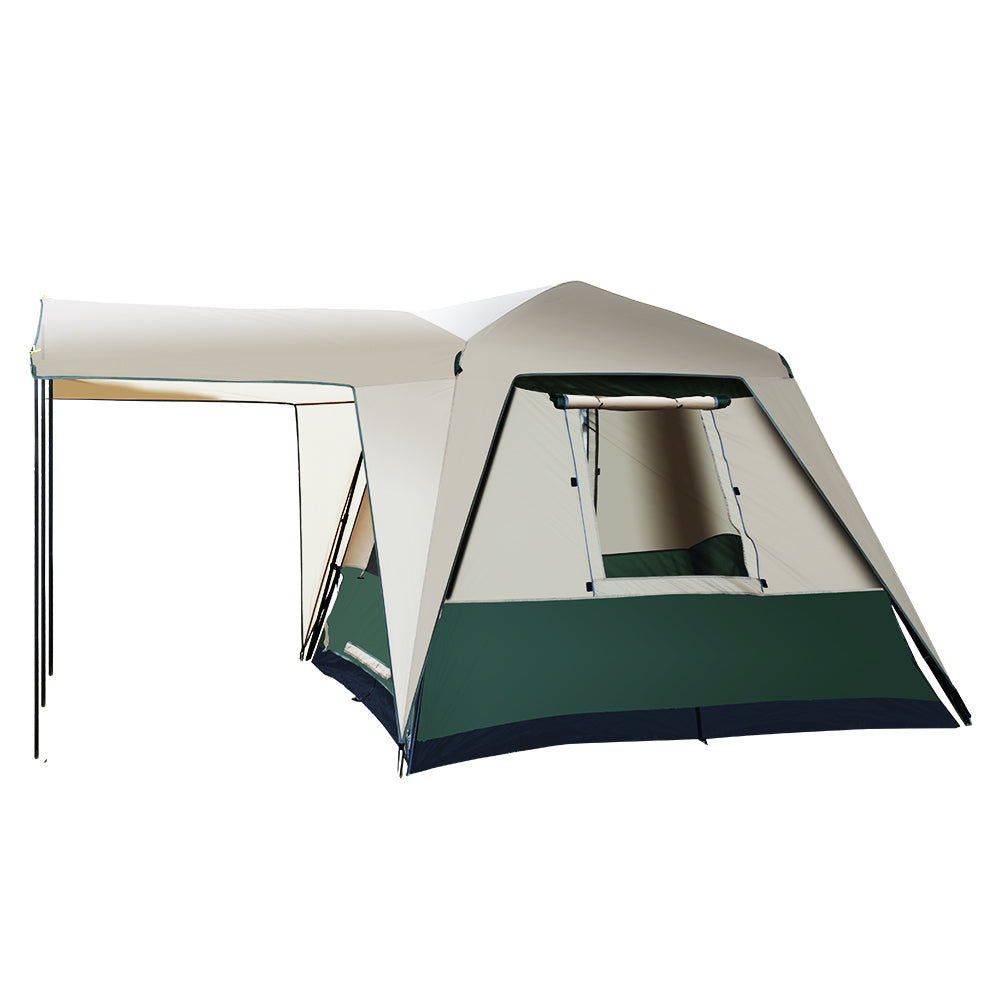 Weisshorn Easy Setup 4-Person Family Camping Dome Tent with Instant Pop-Up Design