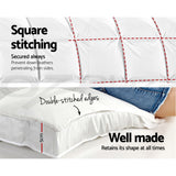 Giselle Premium Bamboo Fibre Queen Mattress Topper with Pillowtop Protection - 45-Degree Angle