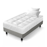 Giselle Premium Bamboo Fibre Pillowtop Mattress Protector for Single Beds