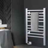 Devanti 10-Rung Heated Towel Warmer - Versatile Electric Rack for Cozy Bathrooms and Beyond