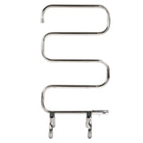 Modern 5-Bar Freestanding Electric Towel Warmer Rack - Rapid Heating & Sleek Design - Side View