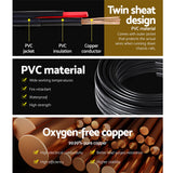 30M Twin Core 2.5MM Electrical Extension Cable for Car and Solar Panel - 450V SAA Certified - Side View
