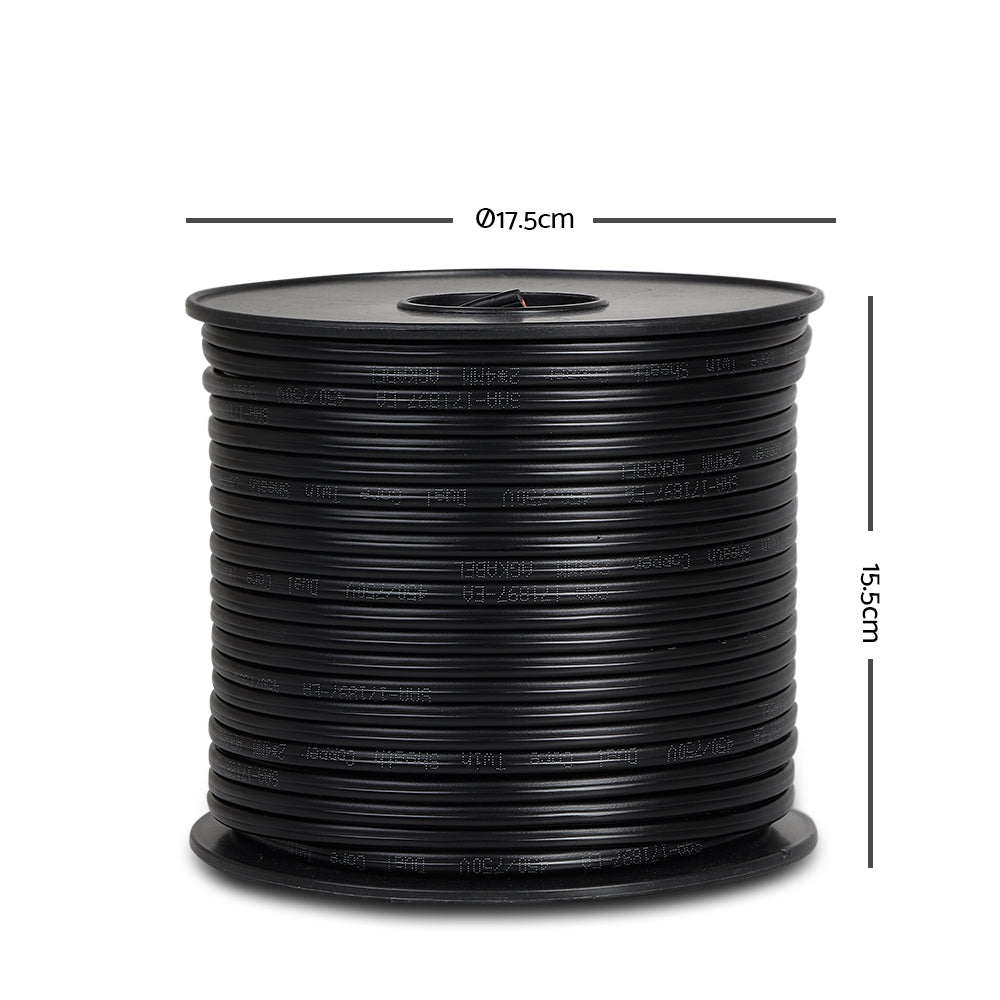 450V 100M Twin Core Automotive Electrical Cable with Reinforced PVC Sheath