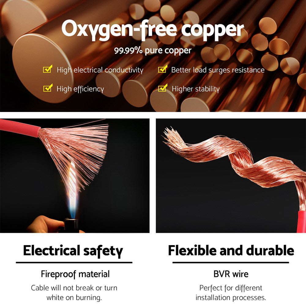 High-Performance 6B&S Twin Core Automotive Electrical Cable 450V 10M with PVC Sheathing