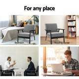 Skane Upholstered Dining Armchair - Black & Grey - Close-Up Angle