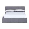 Milano Luxury Gas Lift Bed Frame Base And Headboard With Storage All Sizes Grey King