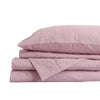 Royal Comfort Flax Linen Blend Sheet Set Bedding Luxury Breathable Ultra Soft Mauve King