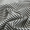 Royal Comfort Striped Flax Linen Blend Quilt Cover Set Soft Touch Bedding - King - Charcoal