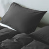 Royal Comfort 100% Jersey Cotton Quilt Cover Set Ultra Soft Bedding Luxurious - Queen - Charcoal Marle