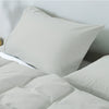 Royal Comfort 100% Jersey Cotton Quilt Cover Set Ultra Soft Bedding Luxurious - King - Grey Marle