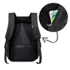 Anti Theft Backpack Waterproof bag School Travel Laptop Bags USB Charging - Black