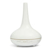 Essential Oil Diffuser Ultrasonic Humidifier Aromatherapy LED Light 200ML 3 Oils White 15 x 20cm