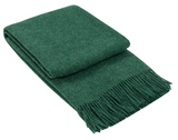Brighton Emerald Wool Throw - 100% New Zealand Wool