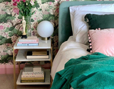 Brighton Emerald Wool Throw - 100% New Zealand Wool - Side View