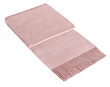 Chic Blush Paddington Merino Wool Blend Throw Blanket