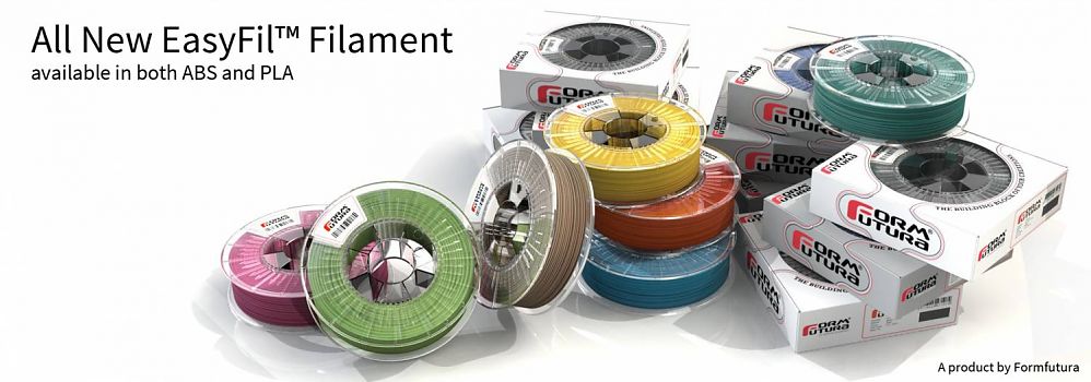 EasyFil PLA 1.75mm Orange 750g 3D Printing Filament - Impact Modified and Easy to Print