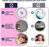 Telling Time Analogue Silent Wall Clock (Pink). Perfect Educational Tool for Homeschool, Classroom, Teachers and Parents