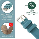 Educational Green Analog Watch for Kids - Time-Telling Tool for Ages 5-15 - Side View