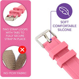 Rose Pink Analog Teaching Watch for Kids - Learn to Tell Time (Ages 5-15) - 45-Degree Angle