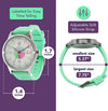 Analog Watches for Kids Telling Time Teaching Tool (Great for Boys and Girls Ages 5-15) - Light Green