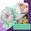 Analog Watches for Kids Telling Time Teaching Tool (Great for Boys and Girls Ages 5-15) - Light Green