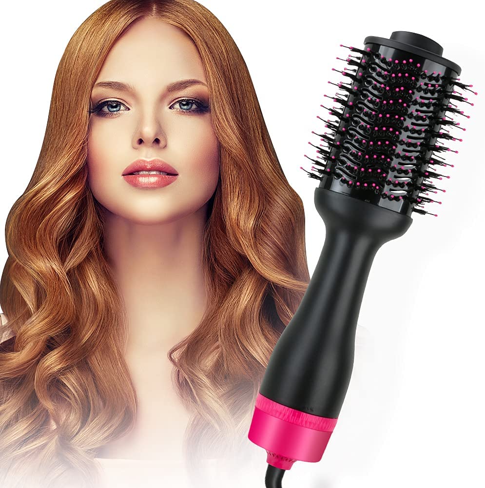 Multifunctional Hot Air Hair Dryer and Volumizer with Negative Ion Technology for Styling (AU Plug)