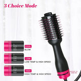 Multifunctional Hot Air Hair Dryer and Volumizer with Negative Ion Technology for Styling (AU Plug) - Side View