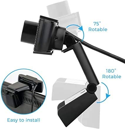 HD 1080p Webcam with Built-in Microphone for PC and Laptop - Ideal for Streaming, Video Calls, and Gaming