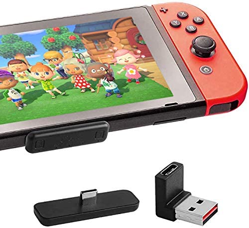 Premium Low Latency Bluetooth Audio Adapter for Nintendo Switch, Switch Lite, PS4 & Laptops - Dual Streaming & Voice Chat Support