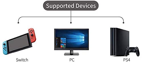 Premium Low Latency Bluetooth Audio Adapter for Nintendo Switch, Switch Lite, PS4 & Laptops - Dual Streaming & Voice Chat Support
