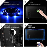 3M LED Strip Lights Rope Light for TV, Gaming and Computer (Lights Strip App with Remote Control) - Close-Up Angle