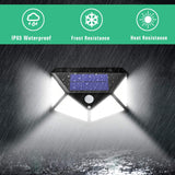 100 LED Solar Fairy Lights with 8 Modes - Waterproof Outdoor Decorative Lighting (4 Pack) - Top-Down View