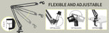 Microphone Radio Broadcasting Stand with 3/8