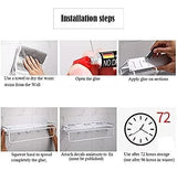 Two-Tier Wall-Mounted Corner Shelf for Bathroom - Side View