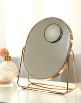 10X Magnifying Mirror and Eyebrow Tweezers Kit for Travel - Rear View