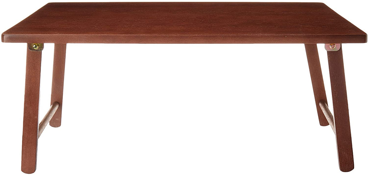 Elegant Walnut Folding Laptop and Bed Tray Table