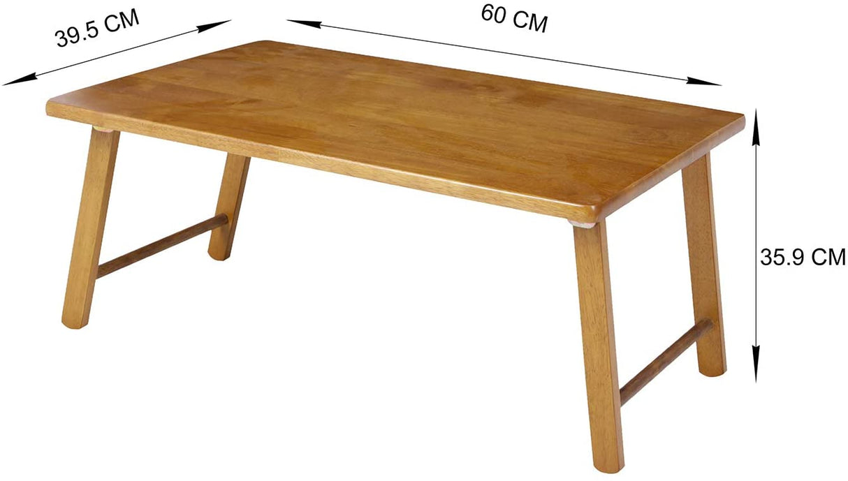 Elegant Walnut Folding Laptop and Bed Tray Table
