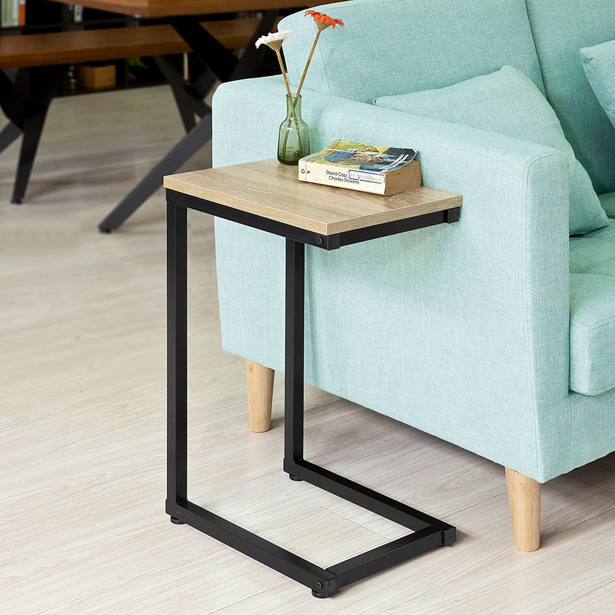 Industrial Style Sofa Side Table for Coffee Breaks