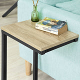 Industrial Style Sofa Side Table for Coffee Breaks - Rear View