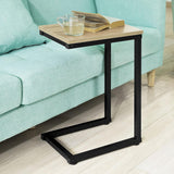 Industrial Style Sofa Side Table for Coffee Breaks - Low Angle