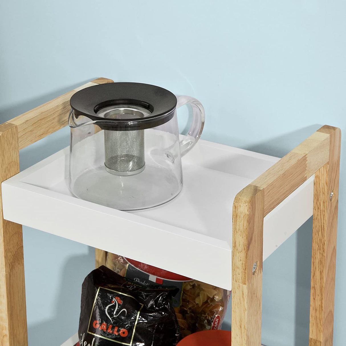 Multifunctional 3-Tier White Storage Shelf for Bathroom and Beyond