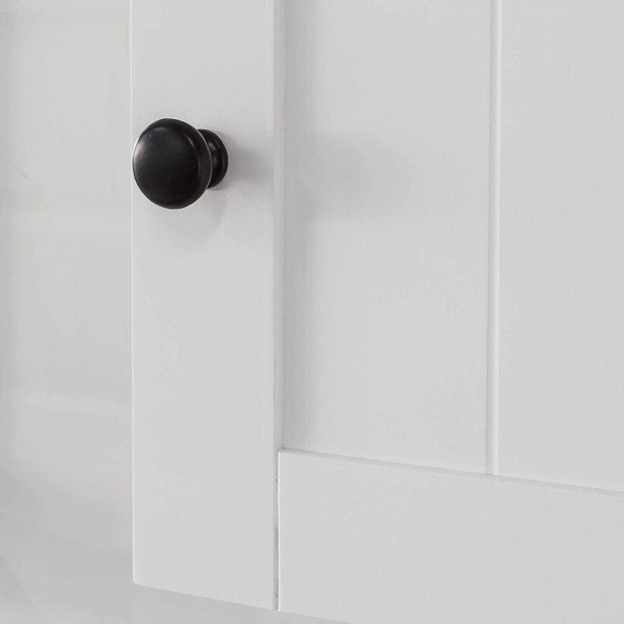 Stylish White Wall-Mounted Cabinet with Adjustable Shelf 40x52cm