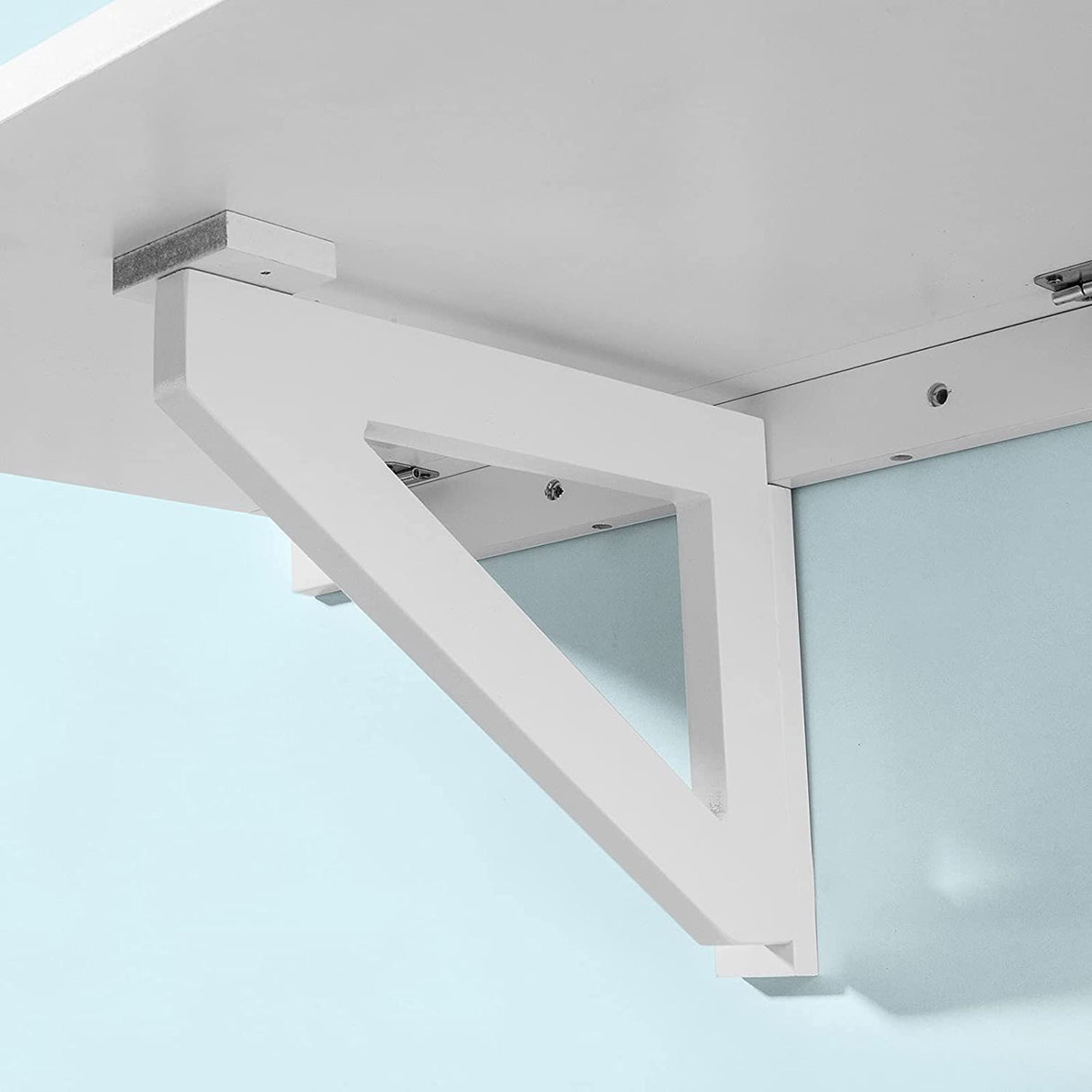 Space-Saving Wall-Mounted Folding Table for Kitchen and Home