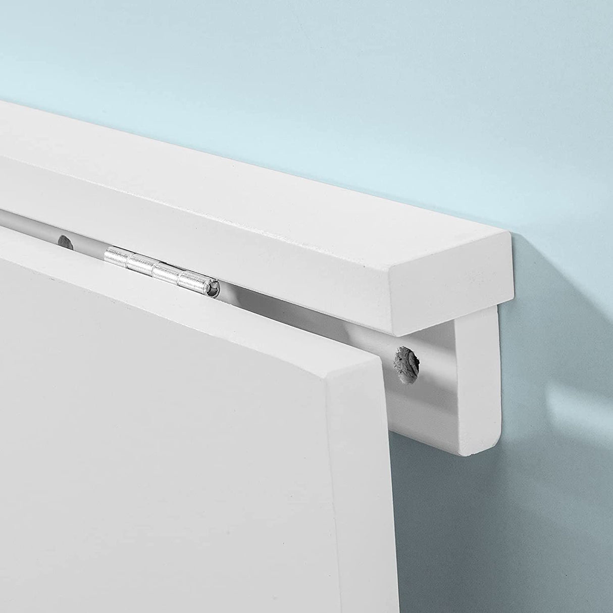 Space-Saving Wall-Mounted Folding Table for Kitchen and Home