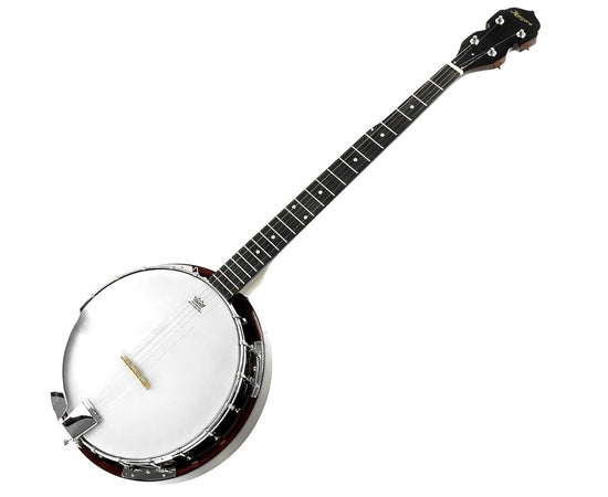 Karrera 5-String Resonator Banjo - Brown