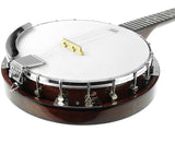 Karrera 5-String Resonator Banjo - Brown